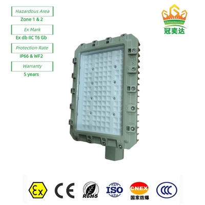 ATEX-классы ExProof Street LED Lights WF2 IP66 CREE Beads Для зоны 1 Нефтяное месторождение/морское 180lm/w 295≤V