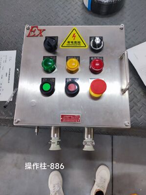 Взрывозащищенная распределительная коробка из нержавеющей стали с настраиваемыми отверстиями M/G/NPT Exd II C T6 Gb Ex-Mark