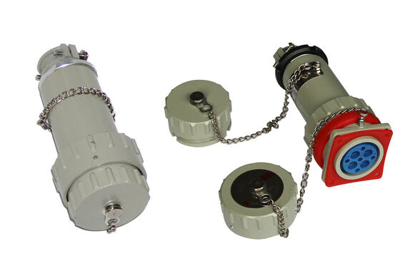 Уровень защиты IP66 Противовзрывная розетка и розетка с номинальным током 63A с бронзовым покрытием серебряного ядра, подходящего для опасных условий