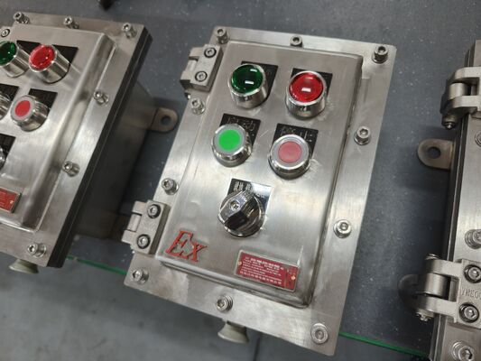 Индивидуальная взрывозащищенная панель управления из нержавеющей стали, устойчивая к коррозии, M20, сертифицирована Atex