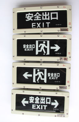 Взрывозащищенный светодиодный аварийный предупреждающий светильник ATEX с настраиваемыми шаблонами. Взрывозащищенный светодиодный световой указатель выхода ATEX IP66