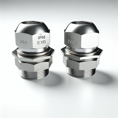 Ex Proof Cable Gland IP68 Ex D IIC Gb Длина нитки 8 мм Сертификаты CE ROHS ISO9001