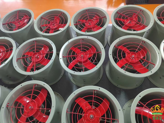 Промышленный взрывозащитный вентилятор BAF 180W-1500W IP54 для нефтеперерабатывающих и химических заводов