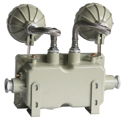 IP66 Водонепроницаемый Взрывозащищенный Светодиодный Аварийный Светильник Перезаряжаемый NiCd Аккумулятор Светло-серый Корпус