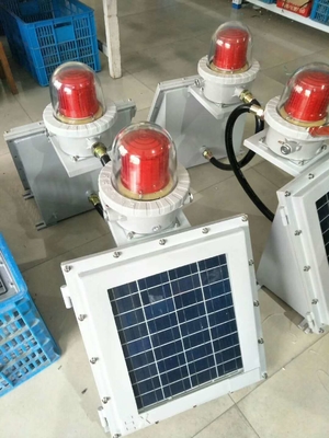 Морской взрывозащитный солнечный сигнализационный свет IP66 Ex Mark Certified II 2 G/2 D