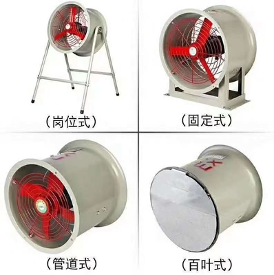 ATEX BAF Аксиальный вентилятор 250-750W IP54 Для хранения химических веществ 4687 М3/мин Вентиляция взрывостойкая CFM 2273-18250м3/ч Ex Mark Ex Db IIB