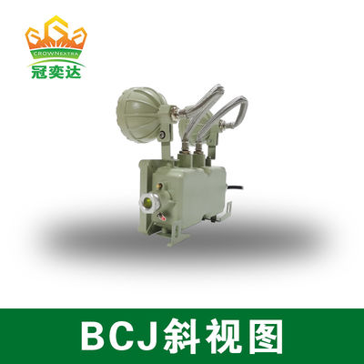 Стенно-поточный пожарный аварийный фонарь с алюминиевым корпусом и 2*3 Вт