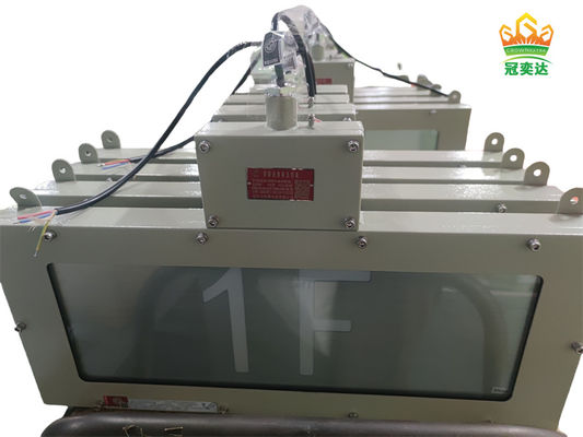 Промышленный светодиодный указатель выхода IP66 с временем работы в аварийном режиме 180 минут для опасных сред с функцией аварийного освещения