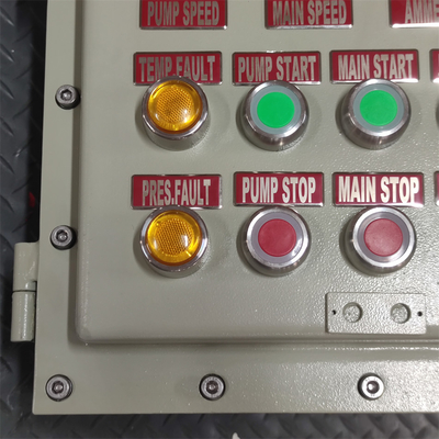 ATEX CNEX классификация Ex d Flameproof Panel Box Enclosure IP66 WF2 для опасных зон с индивидуальным входом кабеля 295Vac