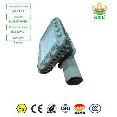 ATEX-классы ExProof Street LED Lights WF2 IP66 CREE Beads Для зоны 1 Нефтяное месторождение/морское 180lm/w 295≤V