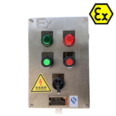 2 мм Ex D E IIC T6 IP66 WF2 Пламенстойкая панель управления распределения