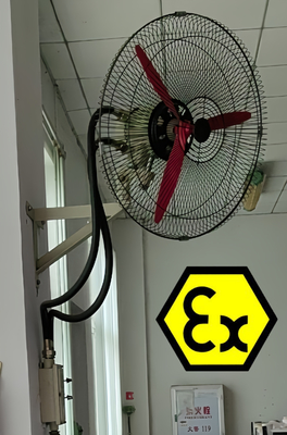 Взрывозащищенный поворотный вентилятор с сертификацией ATEX 6600-1800 м³/ч IP54, устойчивый для химической, нефтегазовой, горнодобывающей промышленности, энергоэффективный