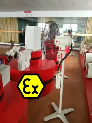 ATEX Взрывостойкий поворотный вентилятор 6600-1800 м3/ч IP54 Стабильный для химической нефтегазовой промышленности Добыча нефти энергоэффективный