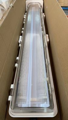 Нержавеющая сталь Флуоресцентная лампа взрывозащищенная 590 мм до 6 футов огнеупорная аварийная лампа для опасных зон