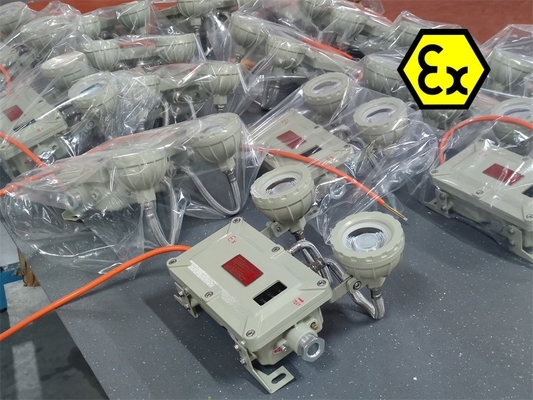 Взрывозащитный аварийный светильник на стенах и потолках сертифицирован ATEX/IECEx для нефтегазовых, химических и горных предприятий