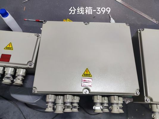 Взрывозащищенная круглая распределительная коробка из углеродистой стали 4" 1" – IIB IIC Класс WF2 для опасных зон нефтегазовой промышленности