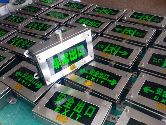 Горячая продажа Взрывозащитный светодиодный экстренный выходной свет ATEX IP66 Взрывозащитный светодиодный выходной свет для зоны 1 зоны 2