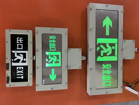 Настенный аварийный светильник 3 Вт, 120/180 минут, индикаторы LED, настраиваемые цвета, поверхность может быть адаптирована для зон 1 и 2