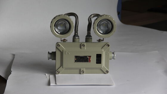 ATEX IP66 Двухточечная взрывозащитная светодиодная лампа с многофункциональным светодиодом с двумя головами перезаряжаемый экстренный выходный свет