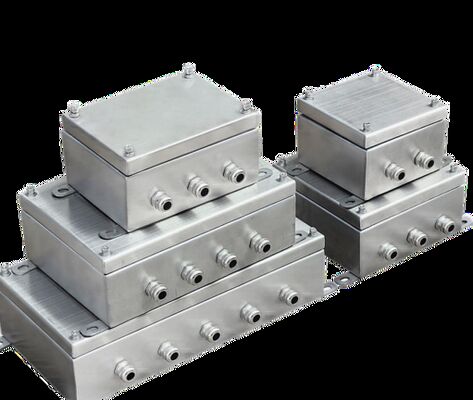 Нержавеющая сталь 316 Установленная на заказ Противоэкспонирующая коррозия Сцепная коробка M20 Atex сертифицированная