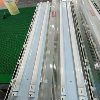 Взрывозащищенный люминесцентный светильник Ex Mark Ex Tb IIIC T80°C Db, цельнопластиковый, стеклопластиковый, прочный, безопасный, промышленный
