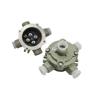 Специальный корпус IP66 водонепроницаемая ATEX соединительная коробка корпус огнеупорная мощность 220V/380V литой алюминиевый соединительный коробка