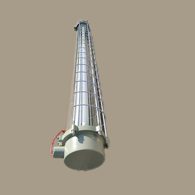 Высокий CRI Ra 80 IP66 Двойной линейный взрывозащищенный люминесцентный светильник, длительный срок службы, водонепроницаемый, Ex D IICT4Gb маркировка