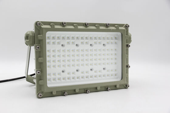 Промышленный прожектор IP66 взрывозащищенный, ATEX 50-240 Вт, световая отдача 140 лм/Вт, квалификация IECEx Зона 1 и 2, 5-летняя гарантия
